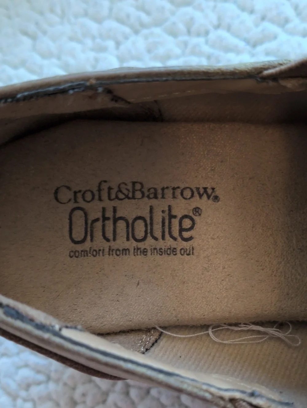 Croft & Barrow Ortholite Minimalist Genuine Leather Comfort Ankle Boots Preppy